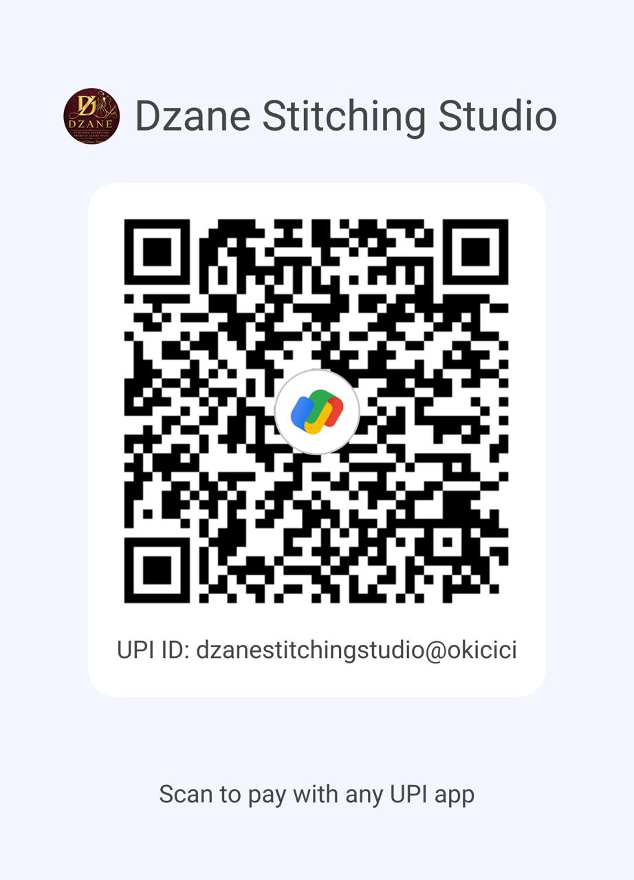Scan to pay DZANE via Google Pay / UPI